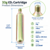 33g CO2 Cartridge Manufacturer for Life Jackets