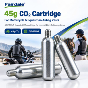 45g CO2 Cartridge Manufacturer for Airbag Vests